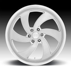 US Mags Desperado 6 U134 Brushed Silver Milled Custom Wheels 3